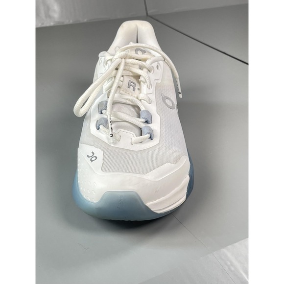 On Cloud Roger Advantage Pro Shoes Womens Size 7.5 White Chambray Tennis - Picture 9 of 12